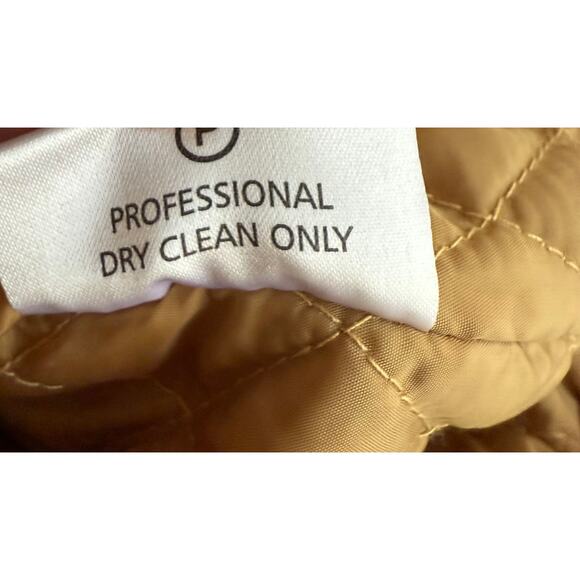 Two Percent Homme Vest Women Small Brown Pig Suede Rabbit Fur Collared Full Zip - Picture 11 of 11